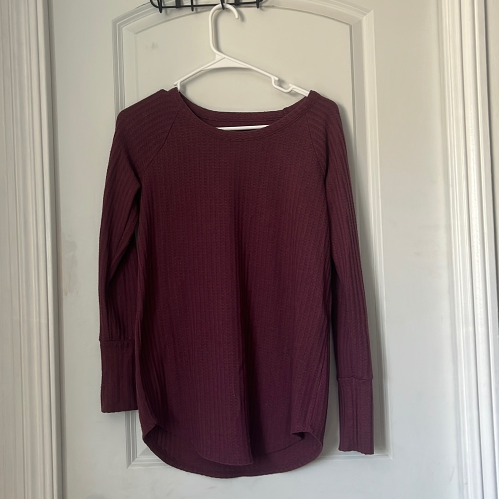 Purple thermal shirt